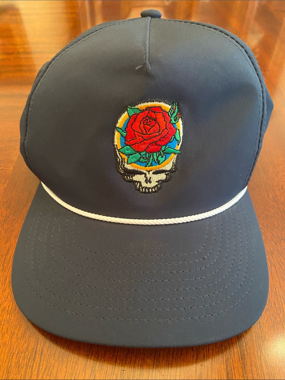Grateful Dead The Final Tour DEAD END 2023 Stealie Rose Rope Hat - Picture 3 of 16